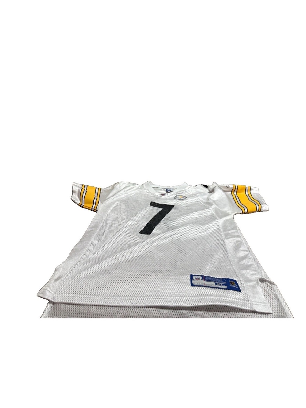 Reebok NFL Pittsburgh Steelers Ben Roethlisberger #7 Youth Jersey XL White
